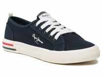 Pepe Jeans Sneakers aus Stoff Brady Basic Boy PBS30549 Navy 595 Sneaker