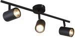 Qazqa LED Aufbaustrahler Jeana, ohne Leuchtmittel, Warmwei&szlig;, QAZQA Aufbau&shy;spot,