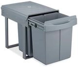 relaxdays Einbaum&uuml;lleimer 1x 20l & 2x 10l