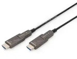 Digitus 4K - HDMI AOC Hybrid Glasfaserkabel mit 30m abnehmbaren Stecker...