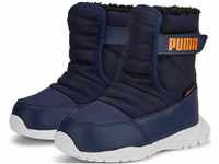 PUMA NIEVE BOOT WTR AC INF Sneaker mit Klettverschluss, blau|orange