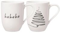 Villeroy & Boch Becher Statement Kaffeebecher XMAS 280 ml 2er Set, 2-tlg.,...