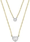 Fossil Kette mit Anh&auml;nger JF04357998 Halskette Damen Sadie Tokens Of Affection Herz