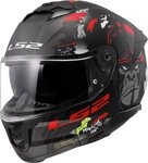 LS2 Motorradhelm FF808 Stream II Angry Monkey Helm