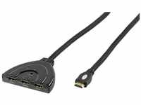Vivanco Audio- & Video-Kabel, HDMI Switch, HDMI Switch (80 cm)