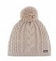 Eisb&auml;r Strickm&uuml;tze (Pompon) Afra Damen - brushed silber - 1 St&uuml;ck