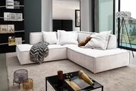 KAWOLA Ecksofa SAMU, Couch L-Form rechts oder links Stoff verschiedene Farben...