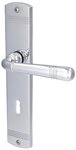 Alpertec Dr&uuml;ckergarnitur Alpertec BB-Langschildgarnitur Sale Messing silber