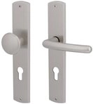 Alpertec T&uuml;rbeschlag Langschildgarnitur L17/A133 WET mit PZ-Lochung DIN rechts,