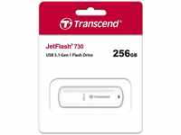 Transcend USB Stick 256GB Speicherstick JetFlash 730 weiß USB 3.0 USB-Stick
