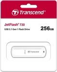 Transcend USB Stick 256GB Speicherstick JetFlash 730 wei&szlig; USB 3.0 USB-Stick