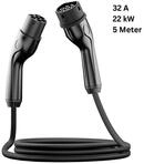 EM2GO EM2GO Typ 2, EV-Verbindungskabel, 32A, 22kW, 5m Autoladekabel, (500 cm), Au&szlig;en