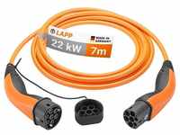 Lapp Mobility Ladekabel Typ 2 Orange 22 kW Mode 3 Autoladekabel, Typ 2 Stecker,...