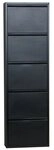 ebuy24 Schuhschrank Pisa Schuhschrank mit 5 Klappen/ T&uuml;ren in Metall s