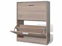 vidaXL Shoe Storage Oak