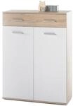 HBZ Schuhschrank Manolo wei&szlig; matt, BxHxT 90x118x35 cm (1-St) Mit 2 T&uuml;ren, 1