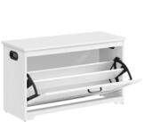 VASAGLE Schuhbank Schuhschrank, Sitzbank, Klappt&uuml;r, f&uuml;r den Flur, 80 x 30 x 46 cm,