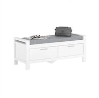 SoBuy Sitzbank FSR74, Schuhschrank schmal, Schuhbank mit Sitzfl&auml;che Schuhregal,