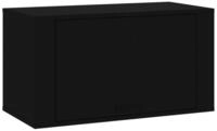 vidaXL Schuhschrank Wand-Schuhregal Schwarz 70x35x38 cm Holzwerkstoff
