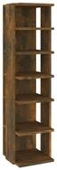 vidaXL Schuhregal, Schuhschrank R&auml;uchereiche 27,5x27x102 cm Holzwerkstoff