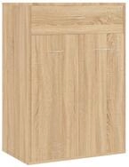 vidaXL Schuhschrank Schuhregal Sonoma-Eiche 60x35x84 cm Holzwerkstoff