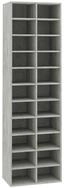 vidaXL Schuhschrank NA Schuhschrank Betongrau 54x34x183 cm Spanplatte