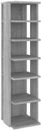 vidaXL Schuhschrank NA Schuhregal Grau Sonoma 25x27x102 cm Spanplatte