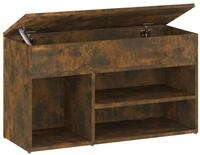 vidaXL Schuhbank, Schuhregal R&auml;uchereiche 80x30x45 cm Holzwerkstoff