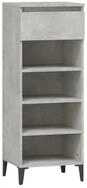 vidaXL Schuhregal, Schuhschrank R&auml;uchereiche 40x36x105 cm Holzwerkstoff