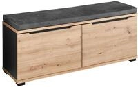 Vito Schuhbank Garderobenbank SEDEO, B 120 x H 50 cm, Artisan Eiche Dekor,