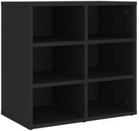 vidaXL Schuhschrank 525 x 30 x 50 cm Schuhregal Schwarz 52,5x30x50 cm