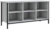 vidaXL Schuhregal, Schuhschrank Grau Sonoma 100x35x50 cm Holzwerkstoff
