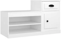 vidaXL Schuhschrank Schuhregal Wei&szlig; 100x42x60 cm Holzwerkstoff