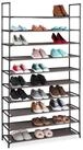 relaxdays Schuhregal Stecksystem XXL, braun