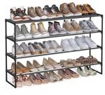 SONGMICS Schuhregal Schuhst&auml;nder Metall, Schuhaufbewahrung, 4 Ebenen, f&uuml;r bis...