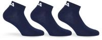 Fila Kurzsocken UNISEX INVISIBLE PLAIN SOCKS (3-Paar) mit Logostickerei