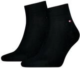 Tommy Hilfiger Kurzsocken TH MEN QUARTER (2 Paar) weicher, elastischer Rippenbund,