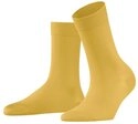 FALKE Socken Tagessocke Cotton Touch (hautschmeichelnde Baumwolle) gelb Damen