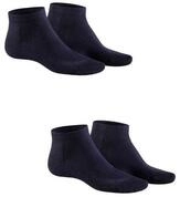 Hudson Basicsocken Only 2-Pack (2-Paar) Herren Sneaker Socken aus qualitativer