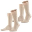 FALKE Socken Happy 2-Pack Socken (2-Paar) Set aus 2 Paar Baumwollstr&uuml;mpfen