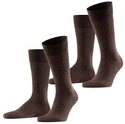 FALKE Socken Happy 2-Pack Socken (2-Paar) Set aus 2 Paar Baumwollstr&uuml;mpfen