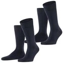 FALKE Socken Happy 2-Pack Socken (2-Paar) Set aus 2 Paar Baumwollstr&uuml;mpfen