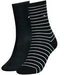 Tommy Hilfiger Socken TH WOMEN SOCK 2P SMALL STRIPE (2-Paar, 2 Paar) mit schmalem