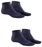 Hudson Basicsocken Only 2-Pack (2-Paar) Herren Sneaker Socken aus qualitativer