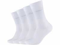 Camano Kurzsocken Unisex Socken - Soft Socks, einfarbig, 4er Pack