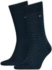 Tommy Hilfiger Socken TH MEN SMALL STRIPE SOCK 2P (2-Paar, 2 Paar) Tommy