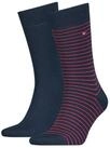 Tommy Hilfiger Socken TH MEN SMALL STRIPE SOCK 2P (2-Paar, 2 Paar) Tommy