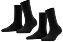 FALKE Socken Happy 2-Pack Socken (2-Paar) Set aus 2 Paar Baumwollstr&uuml;mpfen