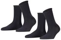 FALKE Socken Happy 2-Pack Socken (2-Paar) Set aus 2 Paar Baumwollstr&uuml;mpfen