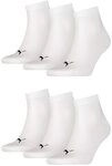 PUMA Sportsocken Puma Quarter Socken Sportsocken im 6er Pack